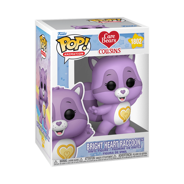 Bright Heart Raccoon 1802 Care Bear Cousins Funko Pop Vinyl - 2