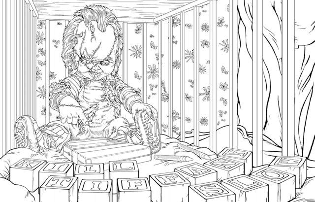 Chucky The Official Colouring Book - 3