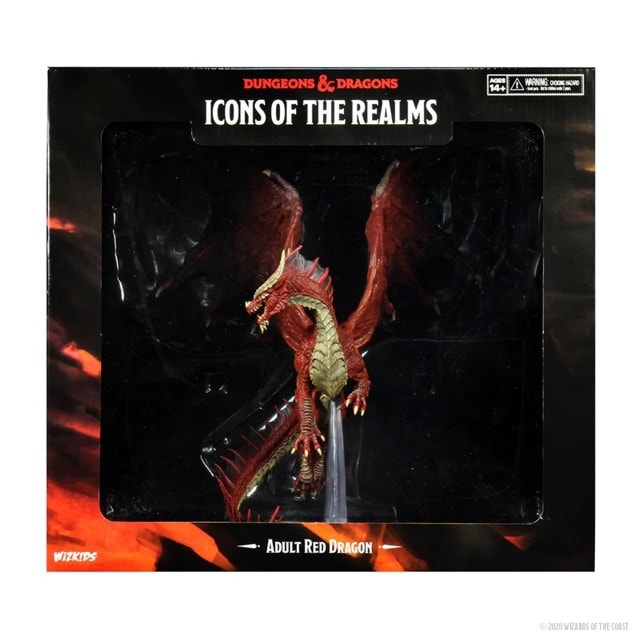 Adult Red Dragon Dungeons & Dragons Icons Of The Realms Premium Figurine - 3