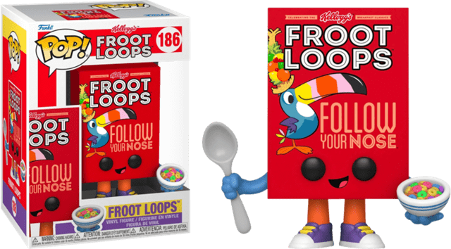 Froot Loops Cereal Box (186) Kelloggs Pop Vinyl - 1