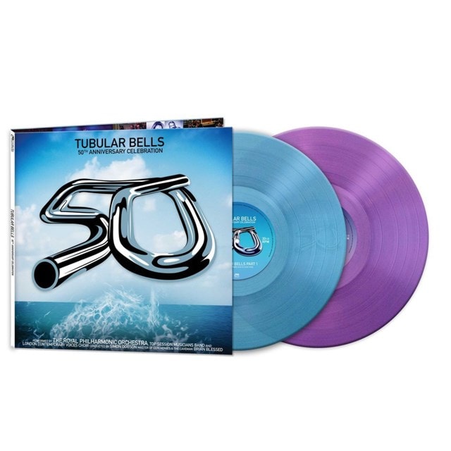 Tubular Bells - 50th Anniversary Celebration Blue & Purple Coloured 2LP - 1