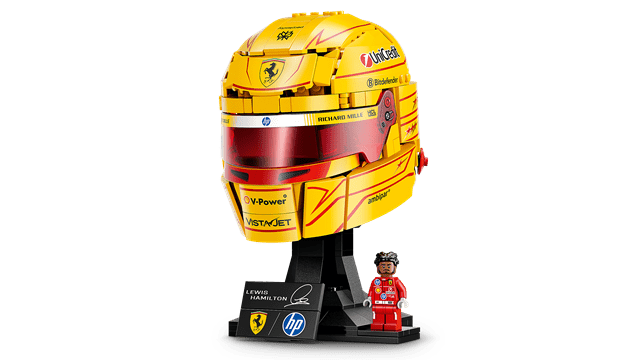 Lewis Hamilton Helmet Scuderia Ferrari F1 LEGO - 3