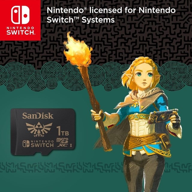 SanDisk 1TB Nintendo Switch Micro-SD - Zelda - 3