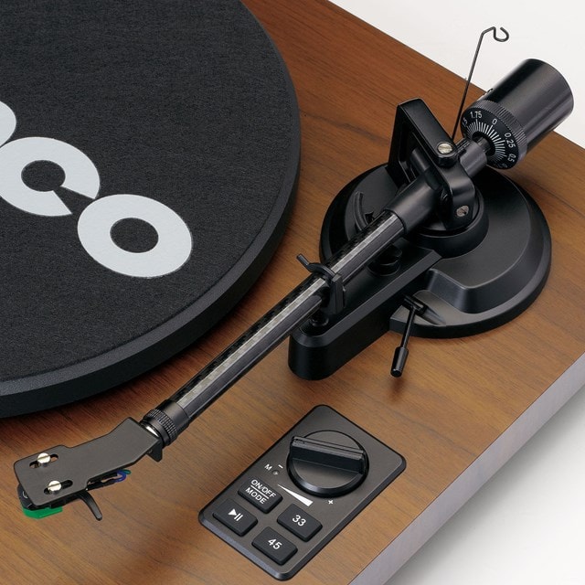 Lenco LS-600 Walnut Turntable and Speakers - 6