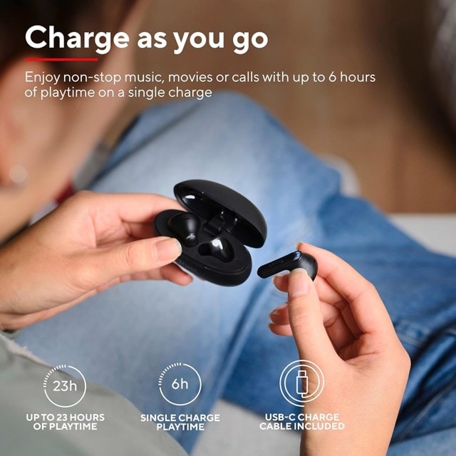 Trust Yavi Black Noise Cancelling True Wireless Bluetooth Earphones - 3