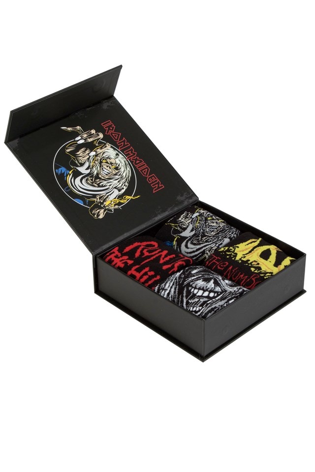 Iron Maiden Number Of The Beast (7-11 Mens) Socks Gift Box - 2