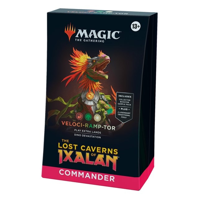 Magic The Gathering Lost Caverns Of Ixalan Commander Deck Veloci-Ramp-Tor Trading Cards - 1