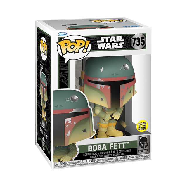 Boba Fett With Rifle 735 Star Wars Fett Legacy Glow In The Dark Funko Pop Vinyl - 2