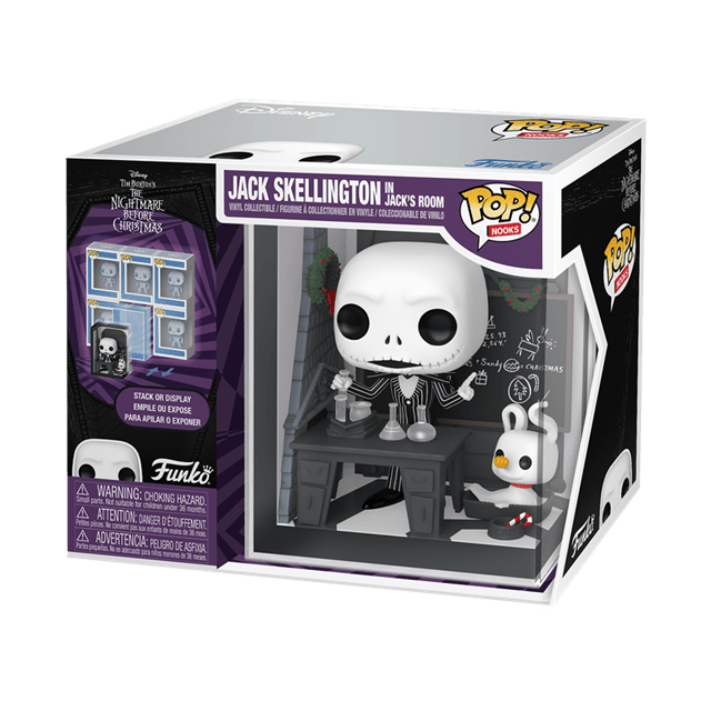 Jack Skellington In Jack's Room Nightmare Before Christmas Funko Pop Vinyl Nooks - 2