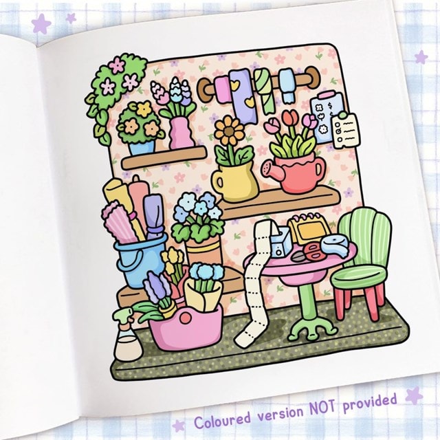 Cozy Corner Cute & Comfy Colouring Book By Coco Wyo - 5