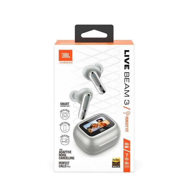 JBL Live Beam 3 Silver True Wireless Bluetooth Earphones - 8