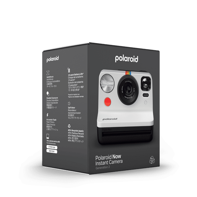 Polaroid Now Generation 2 Black & White Instant Camera - 7