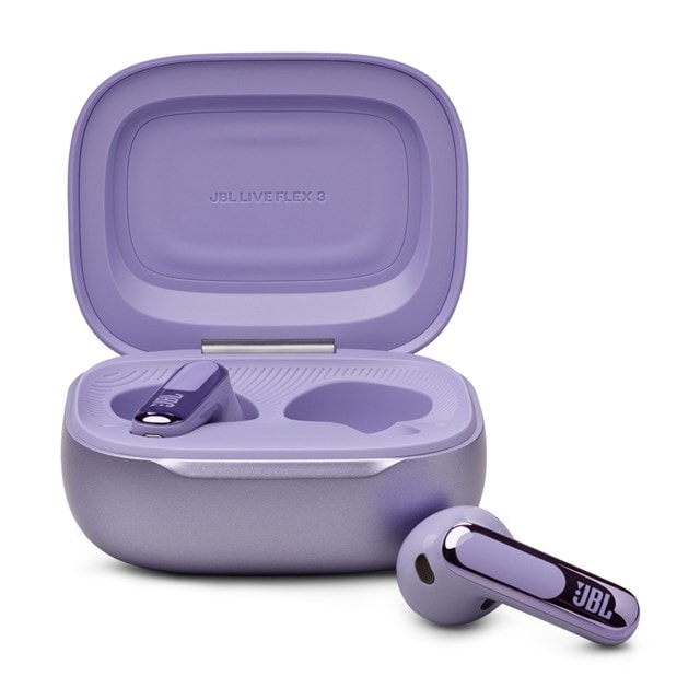 JBL Live Flex 3 Purple Noise Cancelling True Wireless Bluetooth Earphones - 2