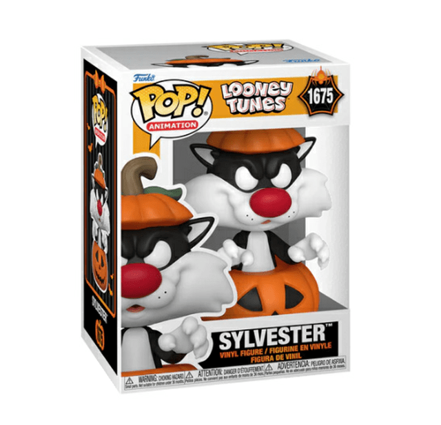 Sylvester In Pumpkin 1675 Looney Tunes Halloween Funko Pop Vinyl - 2