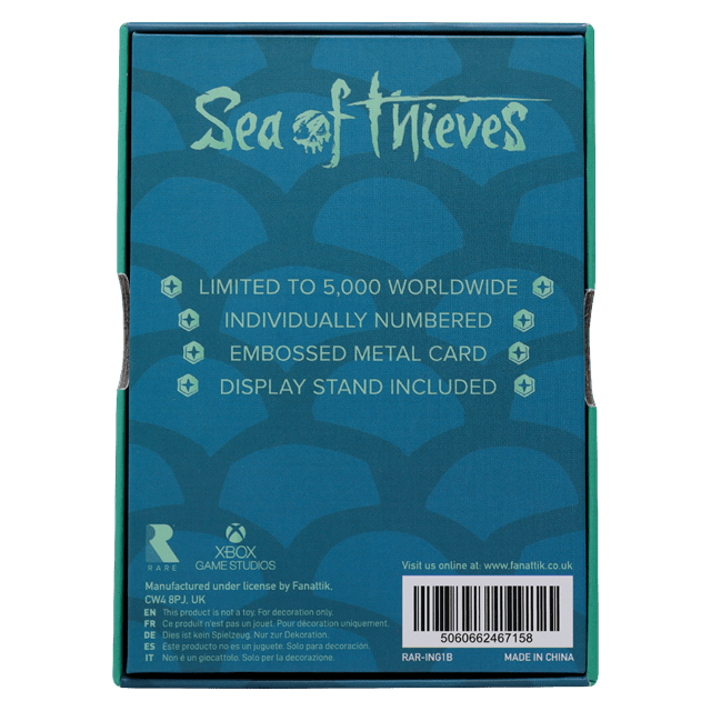 Sea Of Thieves The Rare Collection Limtied Edition Ingot Collectible - 6