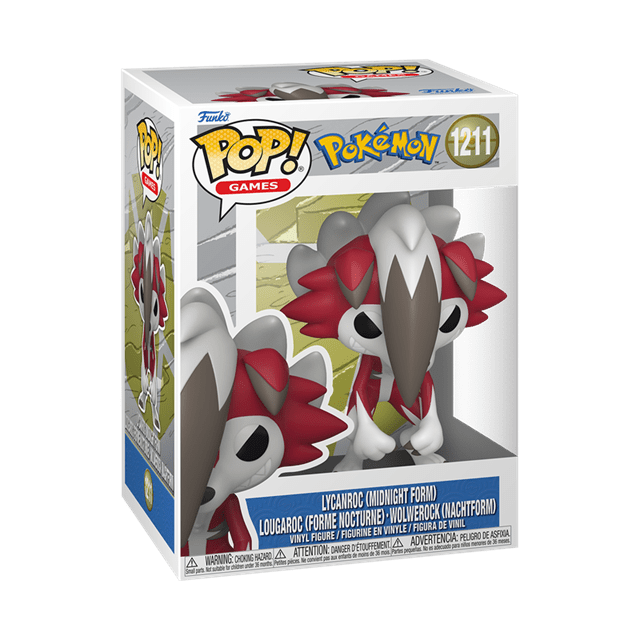 Lycanroc Midnight Form 1211 Pokemon Funko Pop Vinyl - 2