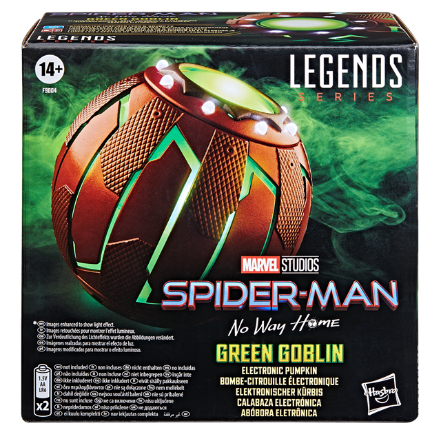 Green Goblin Electronic Pumpkin Spider-Man No Way Home Marvel Legends Series Hasbro Roleplay Gear - 1