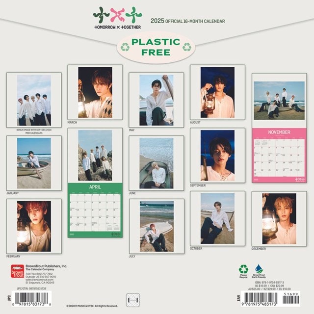 Tomorrow X Together 2025 Square Calendar - 4