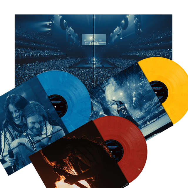 HIT ME HARD and SOFT: The Tour (Live) - Blue, Yellow & Red 3LP - 2