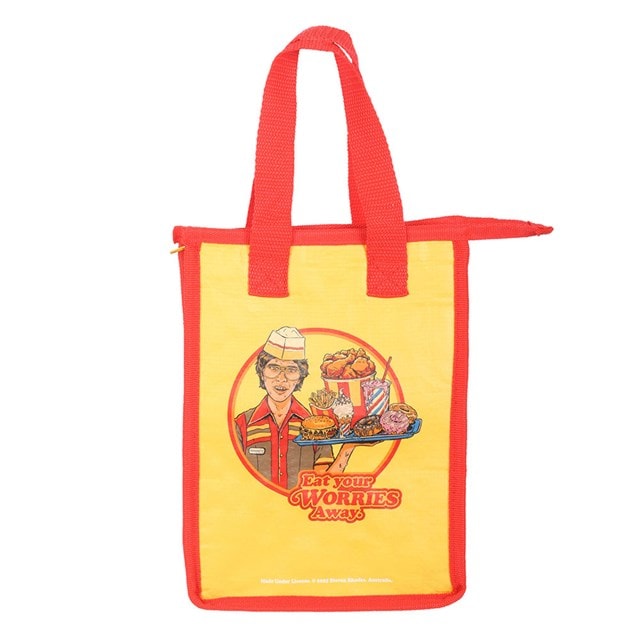 Eat Your Worries Away Steven Rhodes Lunch Bag - 3