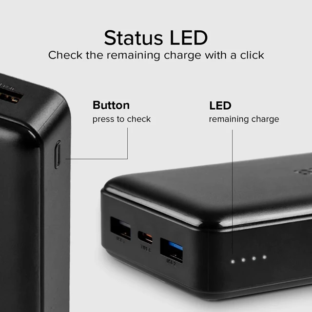 SBS Compact High Density 20,000mAh High-Density Power Bank - 7