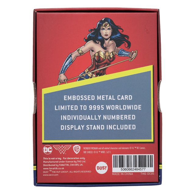Wonder Woman: DC Comics Limited Edition Ingot Collectible - 9