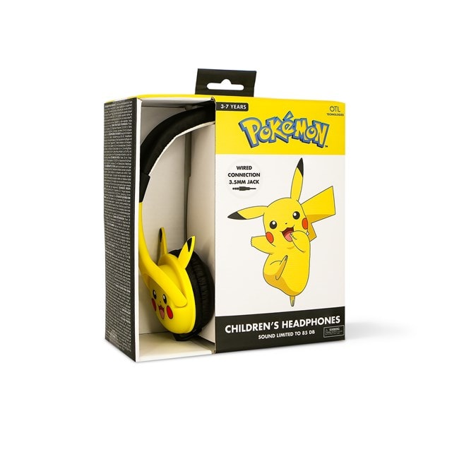 OTL Pokemon Pikachu With Ears Junior Headphones - 8