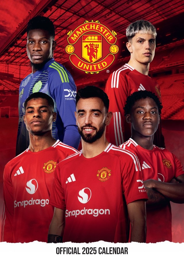 Manchester United FC 2025 A3 Calendar - 1