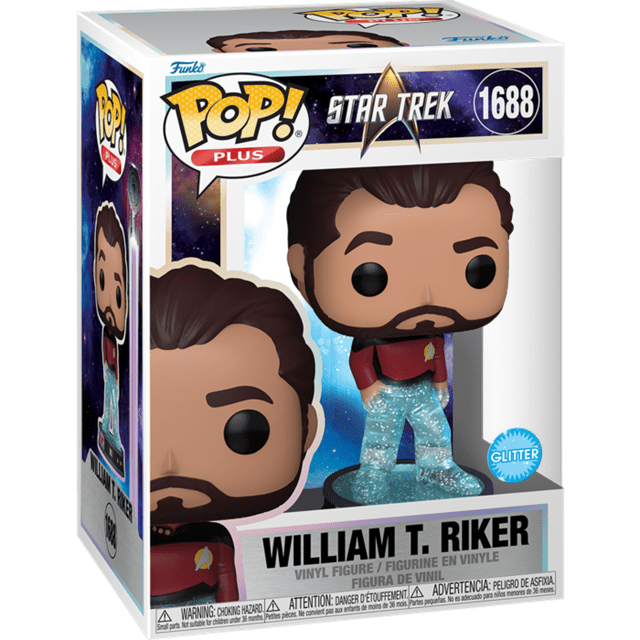 William T. Riker 1688 Star Trek Transporter Funko Pop Vinyl Plus - 2