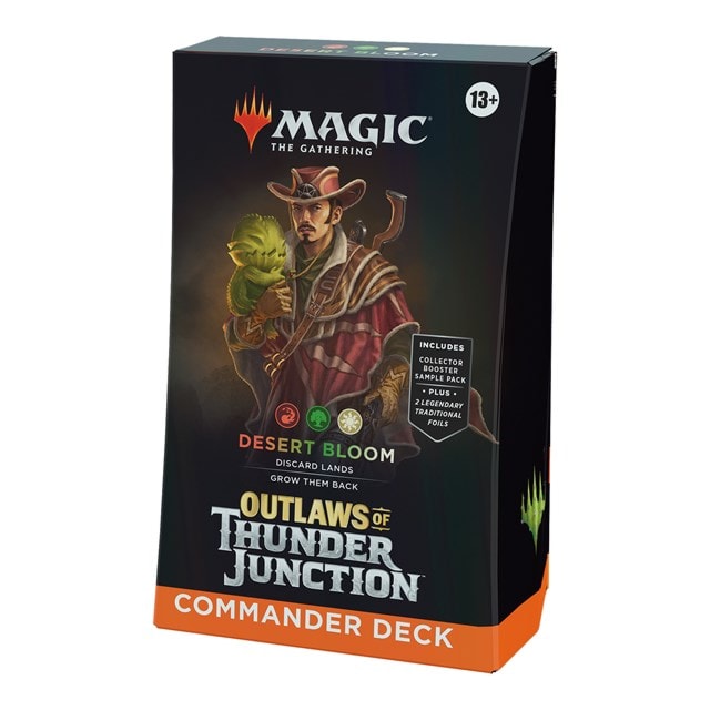 Outlaws Of Thunder Junction Commander Deck Desert Bloom Magic The Gathering Trading Cards - 1