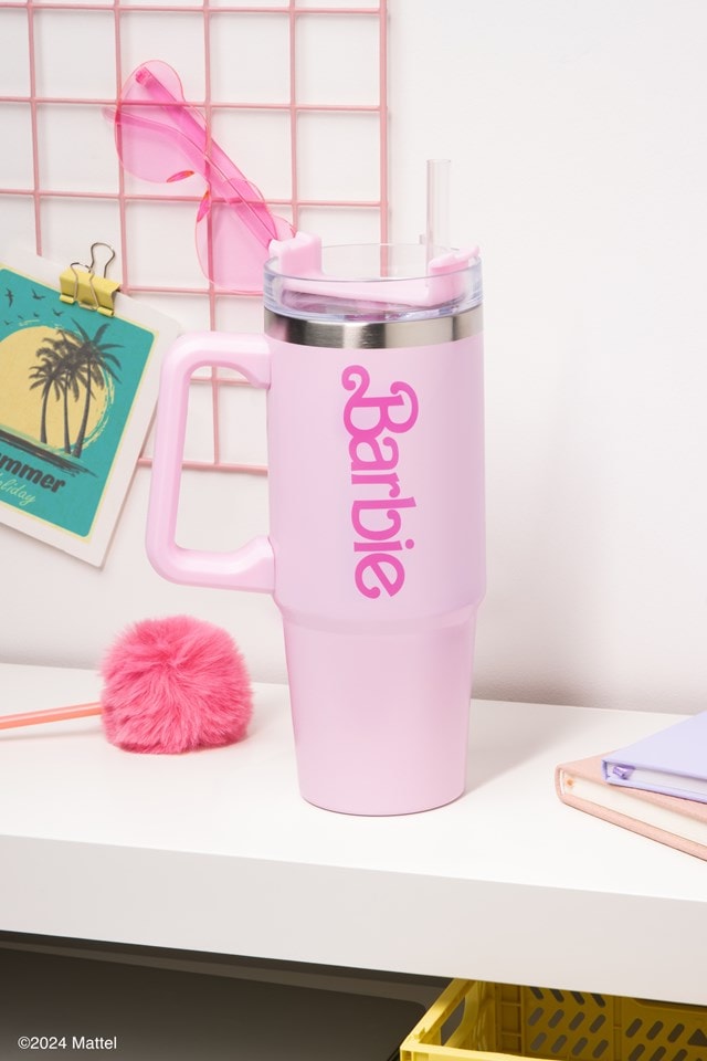 Barbie Travel Cup With Straw - 6