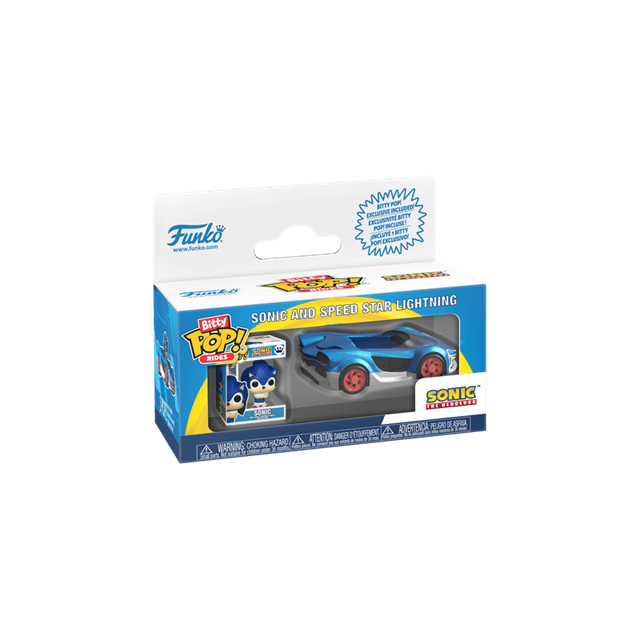 Sonic And Speed Star Lightning Sonic The Hedgehog Funko Bitty Pop Ride - 3
