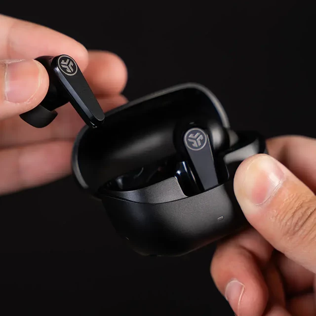JLab Go Pods ANC Black Active Noise Cancelling True Wireless Bluetooth Earphones - 4