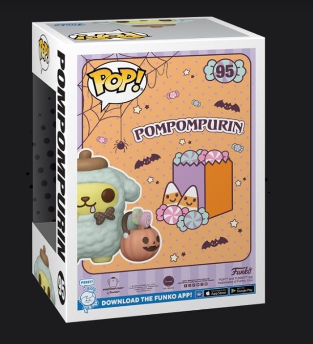 Flocked Halloween Pompompurin 95 Sanrio hmv Exclusive Funko Pop Vinyl - 4