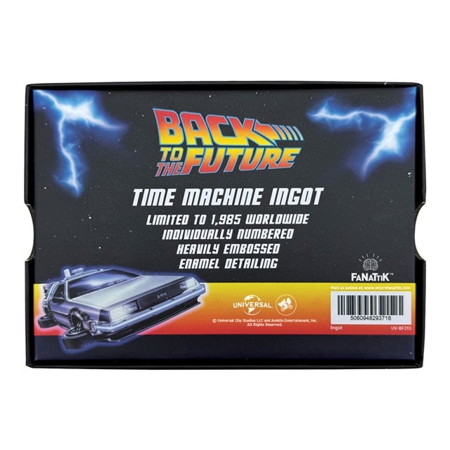 Time Circuits Back To The Future 40th Anniversary Collectable Ingot - 4