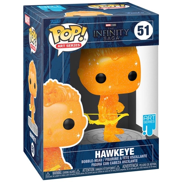 Hawkeye Orange (51): Artist Series: Infinity Saga Pop Vinyl - 2