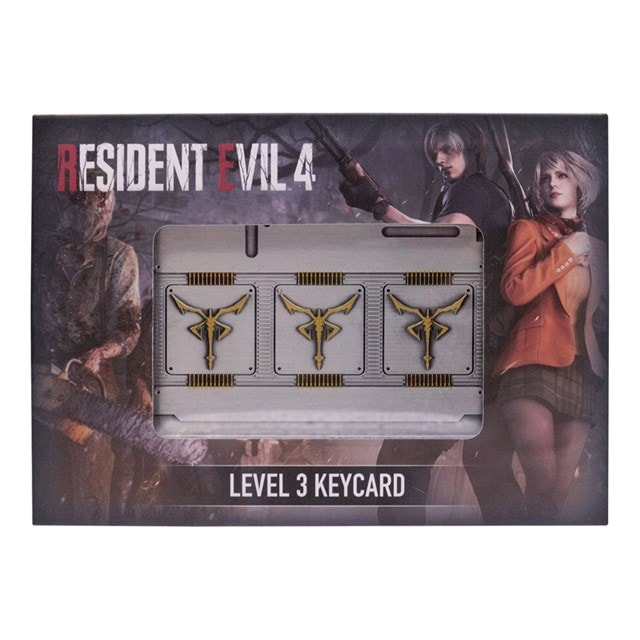 Resident Evil 4 Level 3 Replica Keycard - 4