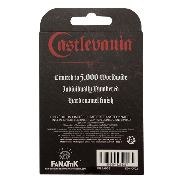 Alucard Limited Edition Castlevania Pin Badge - 3