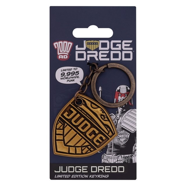 Judge Badge Judge Dredd Keyring - 5