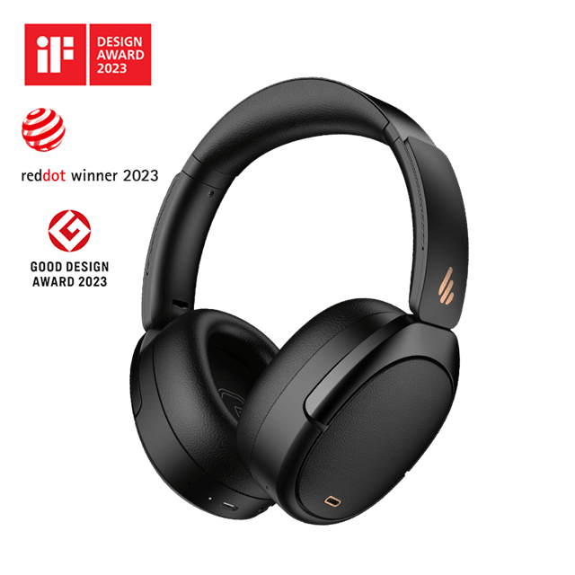 Edifier WH950NB Black Hybrid Active Noise Cancelling Bluetooth Headphones - 1