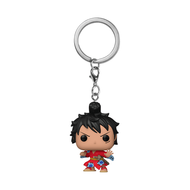 Luffy In Kimono One Piece Pop Vinyl Keychain Funko Pop Vinyl Keychain - 1