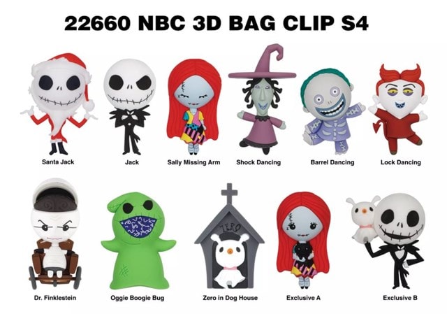 Nightmare Before Christmas Series 4 Bag Clip - 2