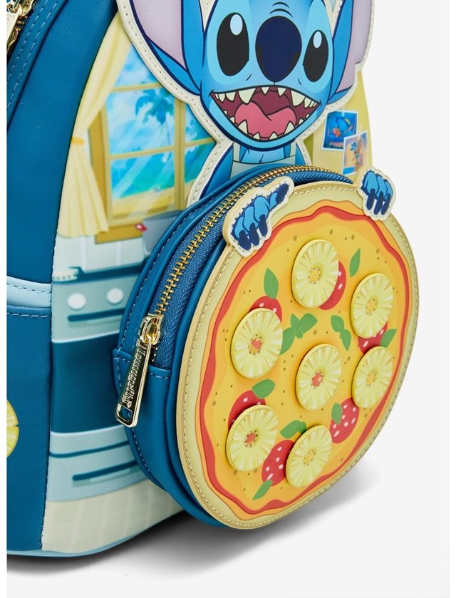 Stitch Pineapple Pizza Mini Backpack hmv Exclusive Loungefly - 5