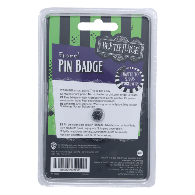 Beetlejuice Limited Edition Pin Badge - 5