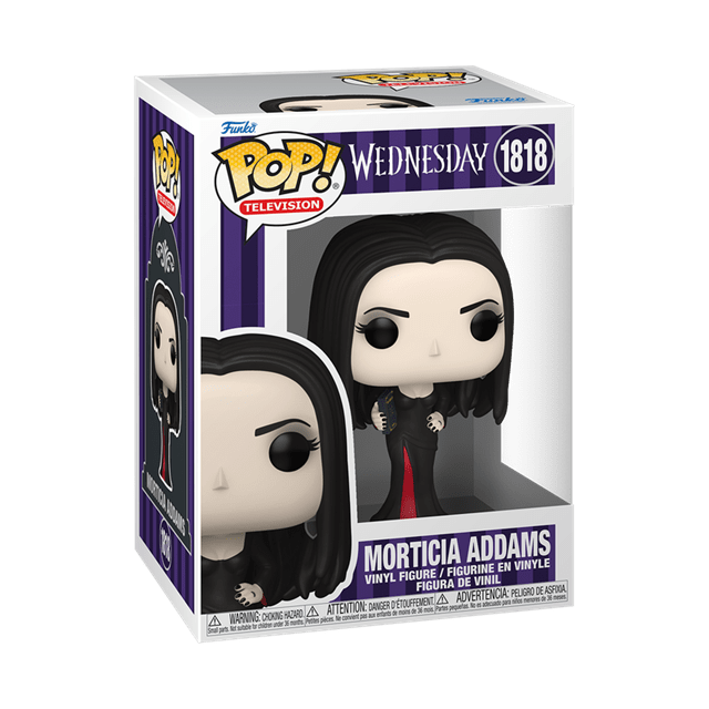 Morticia Addams With Book Of Shadows 1818 Wednesday Funko Pop Vinyl - 2