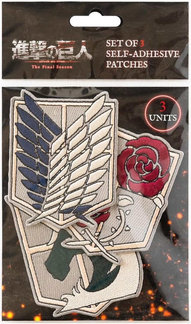 Attack On Titan Set Of 3 Patches - 3