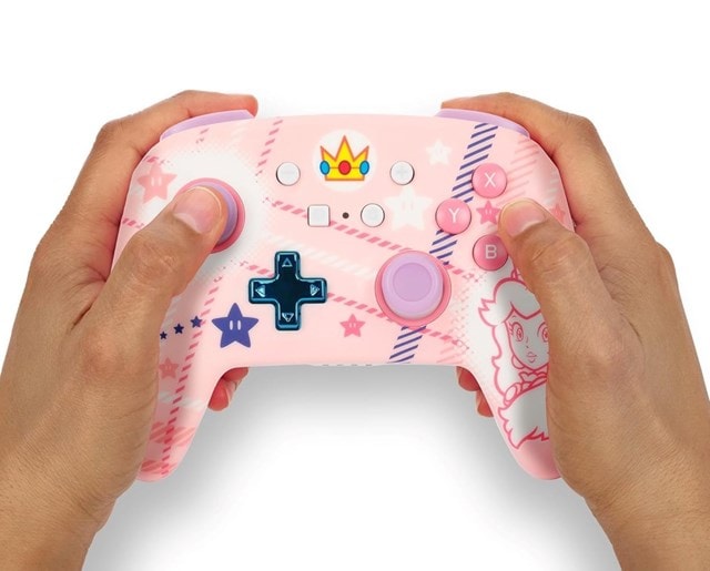 PowerA Enhanced Wireless Controller for Nintendo Switch - Princess Peach Plaid - 8