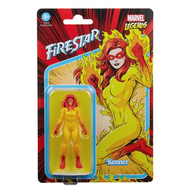 Marvel’s Firestar Hasbro Marvel Legends Series Retro 375 Collection Action Figure - 3