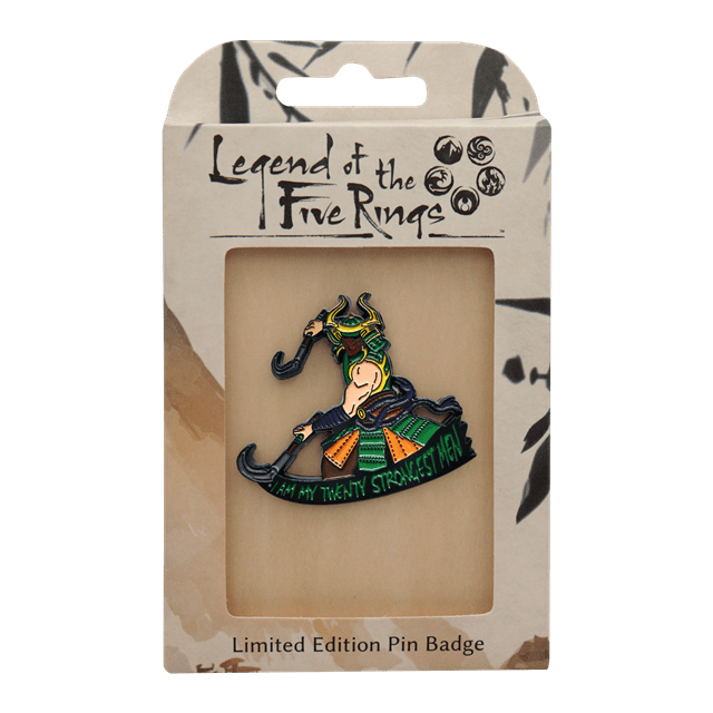 Yorimoto Legend Of The Five Rings Limited Edition Pin Badge - 2