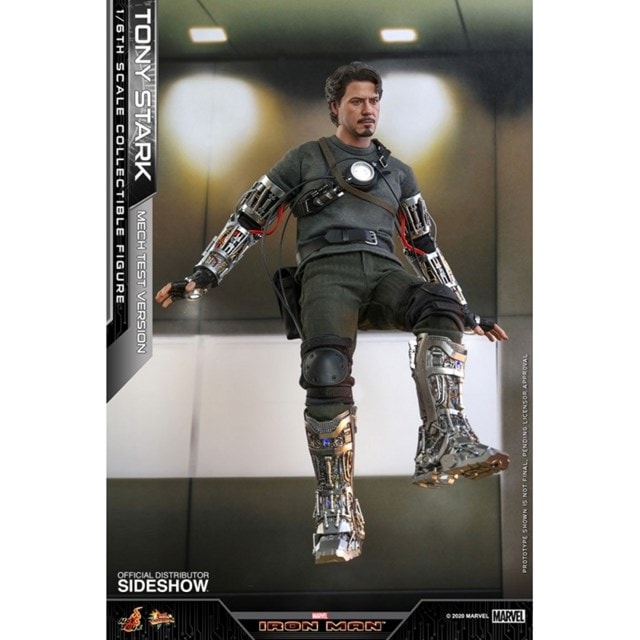 1:6 Tony Stark Mech Test Iron Man Hot Toys Figurine - 4